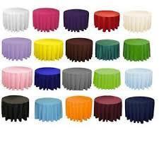 Round table cloths (custom color) Round table cloths (custom color)
